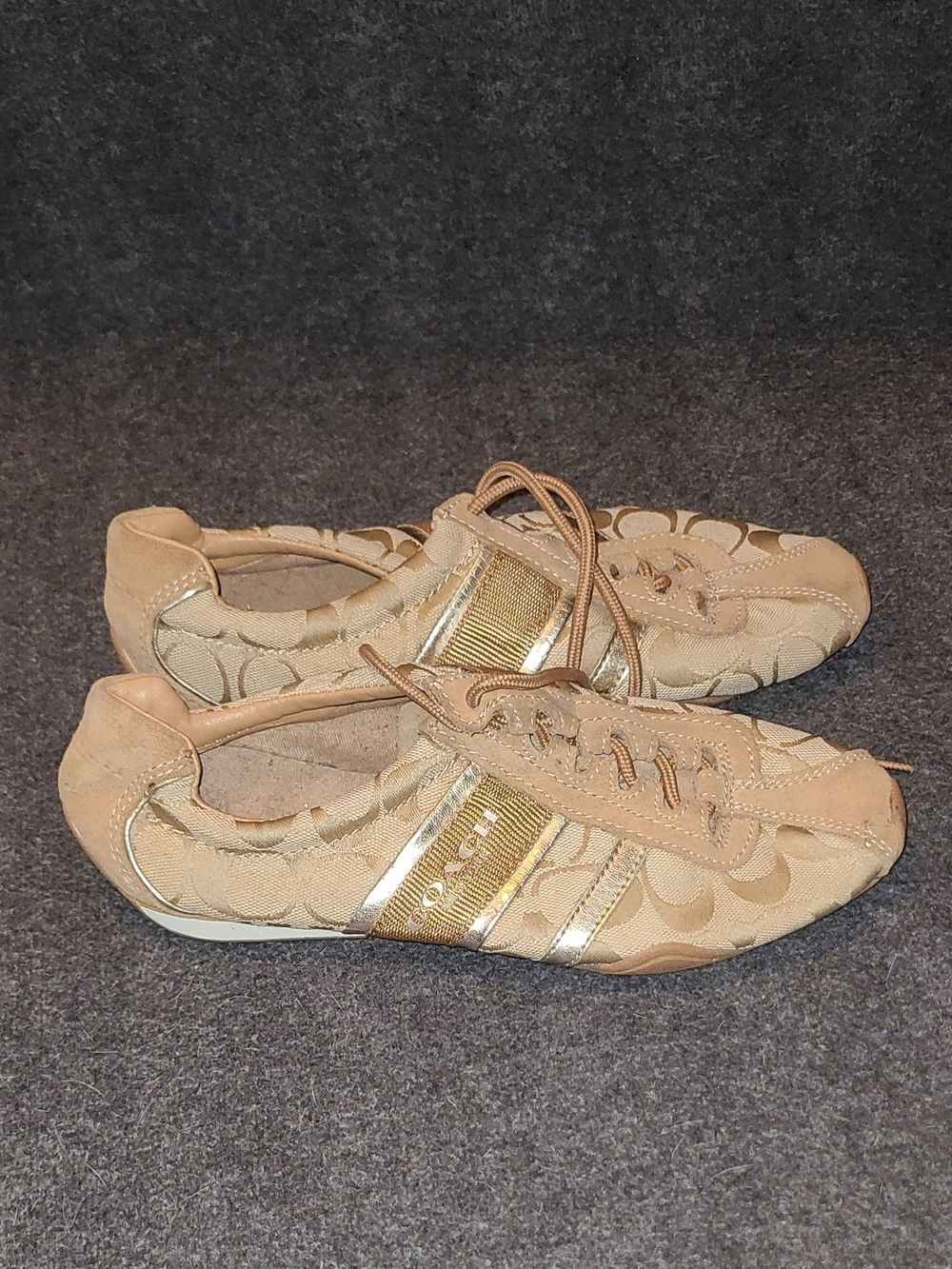 Coach Women’s Remonna Ivory Sneakers Size 7